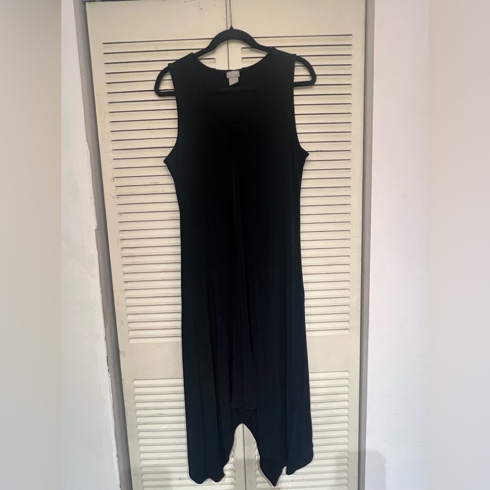Elegant Navy Sleeveless Dress
